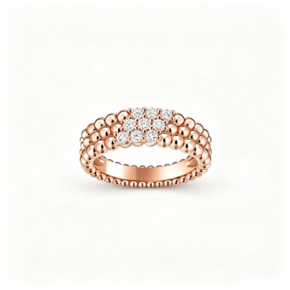[LUCKY LOVE]Five-row diamond bracelet