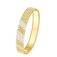 [LUCKY LOVE]Five-row diamond bracelet