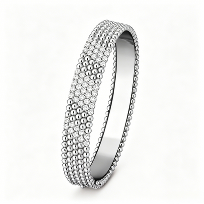 [LUCKY LOVE]Five-row diamond bracelet