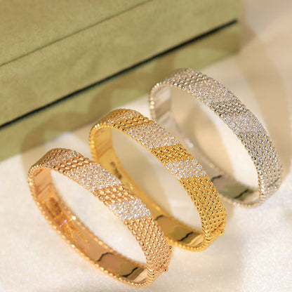 [LUCKY LOVE]Five-row diamond bracelet