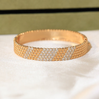 [LUCKY LOVE]Five-row diamond bracelet