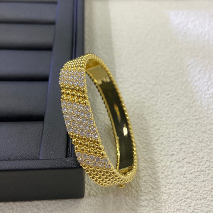 [LUCKY LOVE]Five-row diamond bracelet
