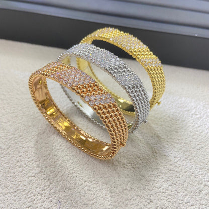 [LUCKY LOVE]Five-row diamond bracelet