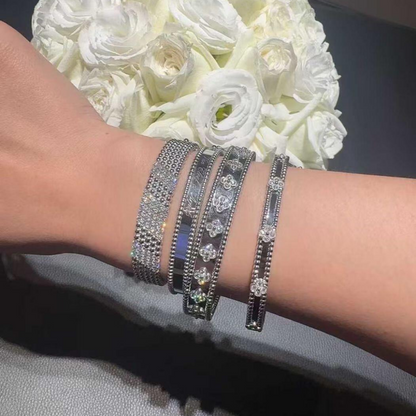 [LUCKY LOVE]Five-row diamond bracelet