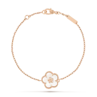 [LUCKY LOVE]LUCKY WHITE MOP PLUM BLOSSOM  BRACELET
