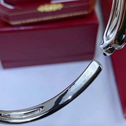 [LUCKY LOVE]PANTHERE SILVER OPEN BRACELET